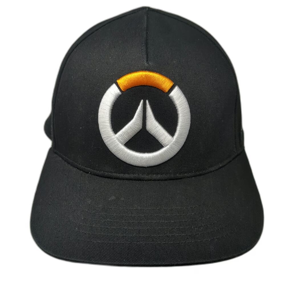 ThinkGeek Overwatch 5 Panel Black Hat One Size Tracer Underbill Snapback Game
